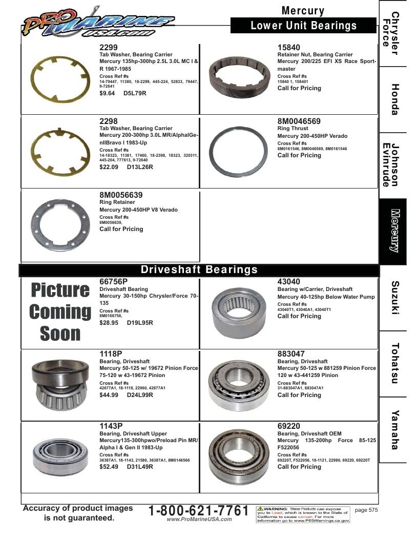 Pro Marine USA Outboard Parts Catalog Weekly Ad January 1 - December 31, 2026
