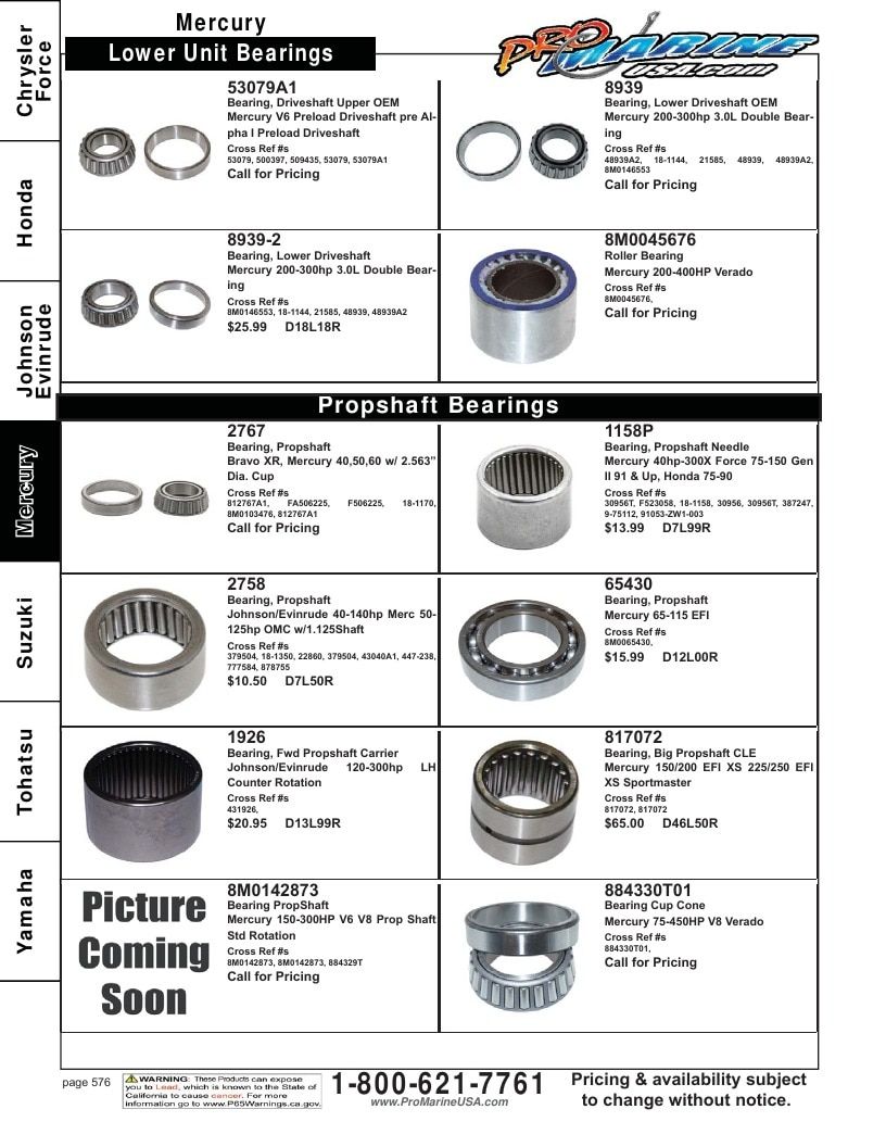 Pro Marine USA Outboard Parts Catalog Weekly Ad January 1 - December 31, 2026