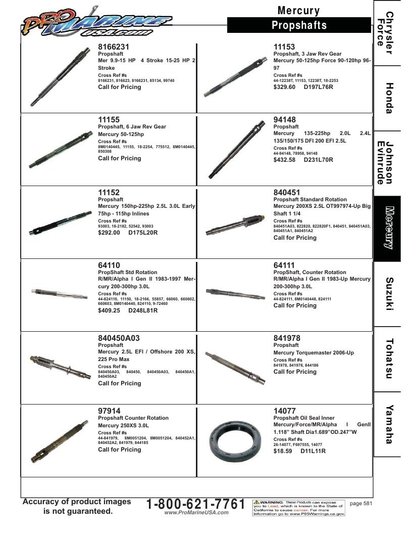 Pro Marine USA Outboard Parts Catalog Weekly Ad January 1 - December 31, 2026