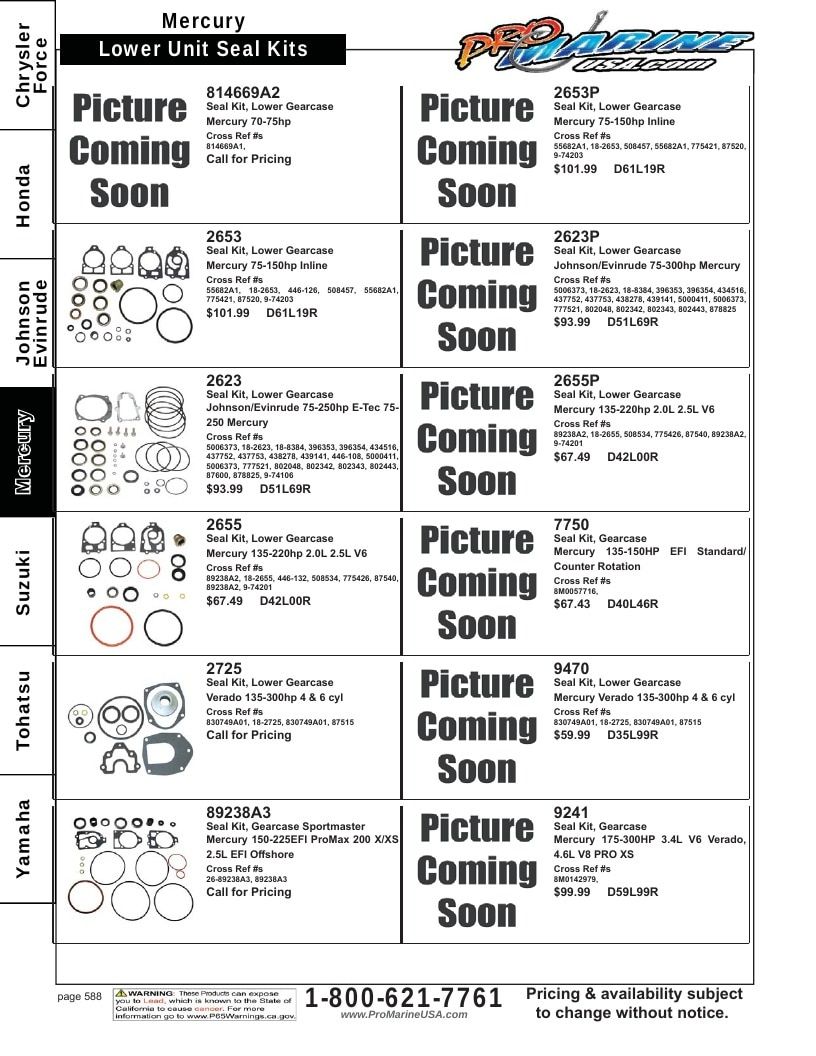 Pro Marine USA Outboard Parts Catalog Weekly Ad January 1 - December 31, 2026