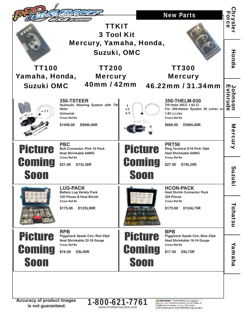 Pro Marine USA Outboard Parts Catalog Weekly Ad January 1 - December 31, 2026