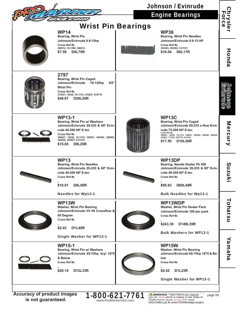 Pro Marine USA Outboard Parts Catalog Weekly Ad January 1 - December 31, 2026