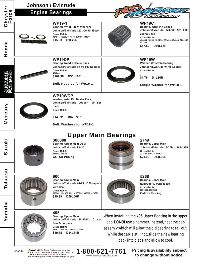 Pro Marine USA Outboard Parts Catalog Weekly Ad January 1 - December 31, 2026