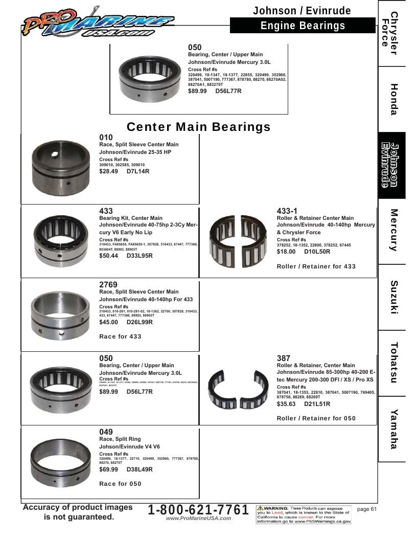 Pro Marine USA Outboard Parts Catalog Weekly Ad January 1 - December 31, 2026