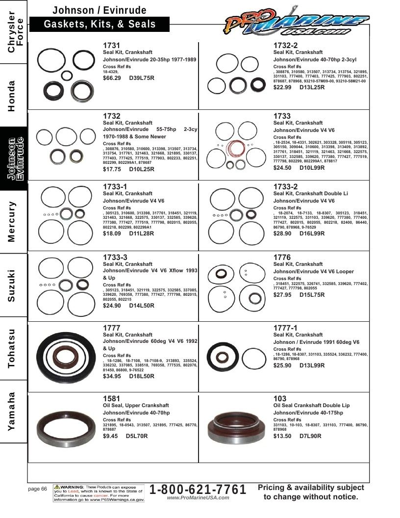 Pro Marine USA Outboard Parts Catalog Weekly Ad January 1 - December 31, 2026