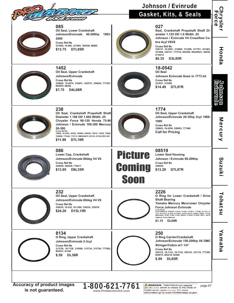 Pro Marine USA Outboard Parts Catalog Weekly Ad January 1 - December 31, 2026