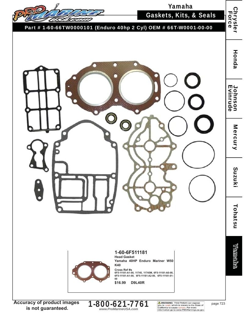 Pro Marine USA Outboard Parts Catalog Weekly Ad January 1 - December 31, 2026