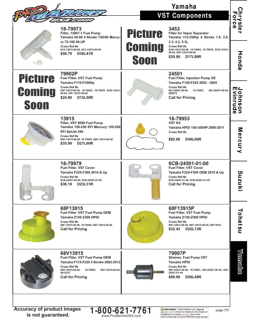 Pro Marine USA Outboard Parts Catalog Weekly Ad January 1 - December 31, 2026