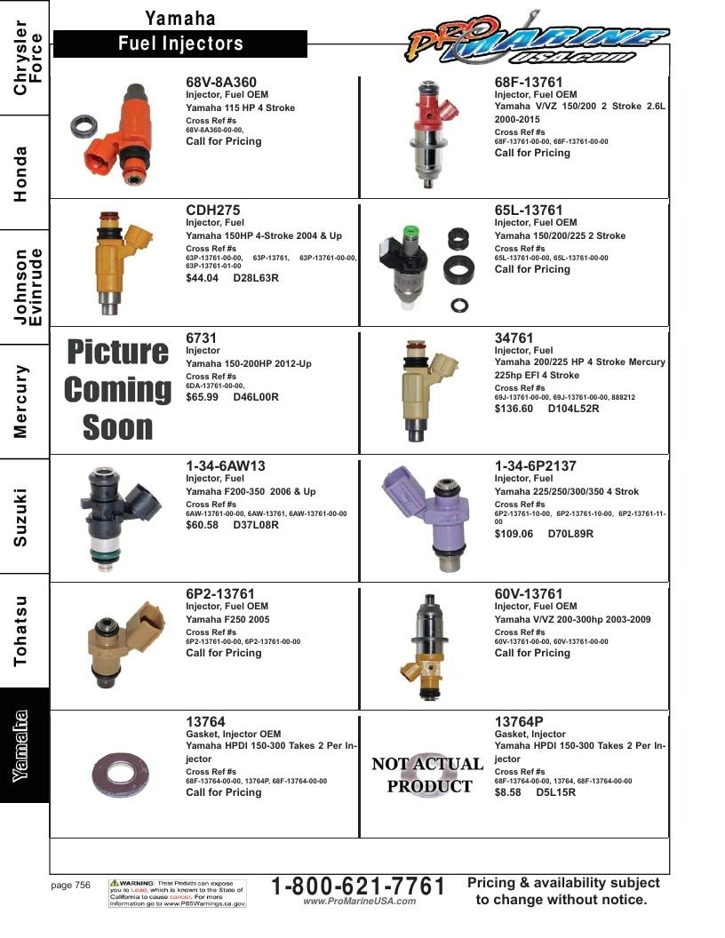 Pro Marine USA Outboard Parts Catalog Weekly Ad January 1 - December 31, 2026
