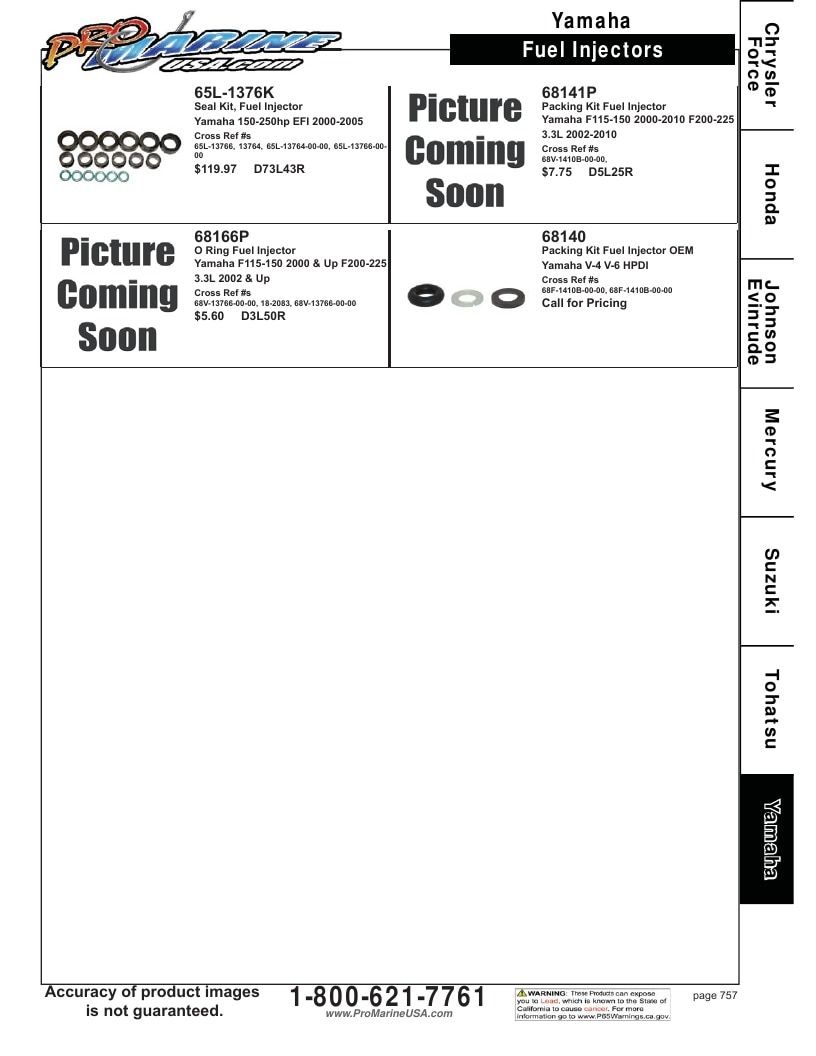 Pro Marine USA Outboard Parts Catalog Weekly Ad January 1 - December 31, 2026