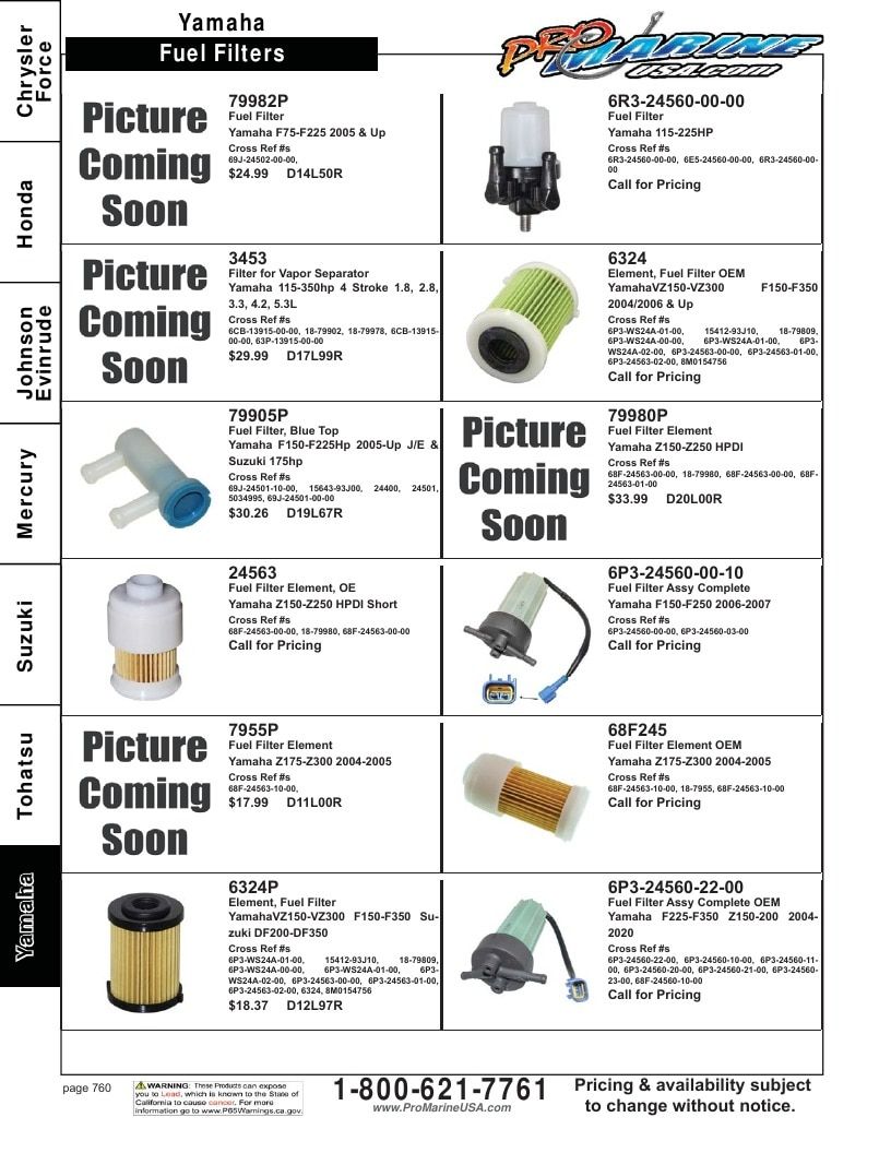 Pro Marine USA Outboard Parts Catalog Weekly Ad January 1 - December 31, 2026