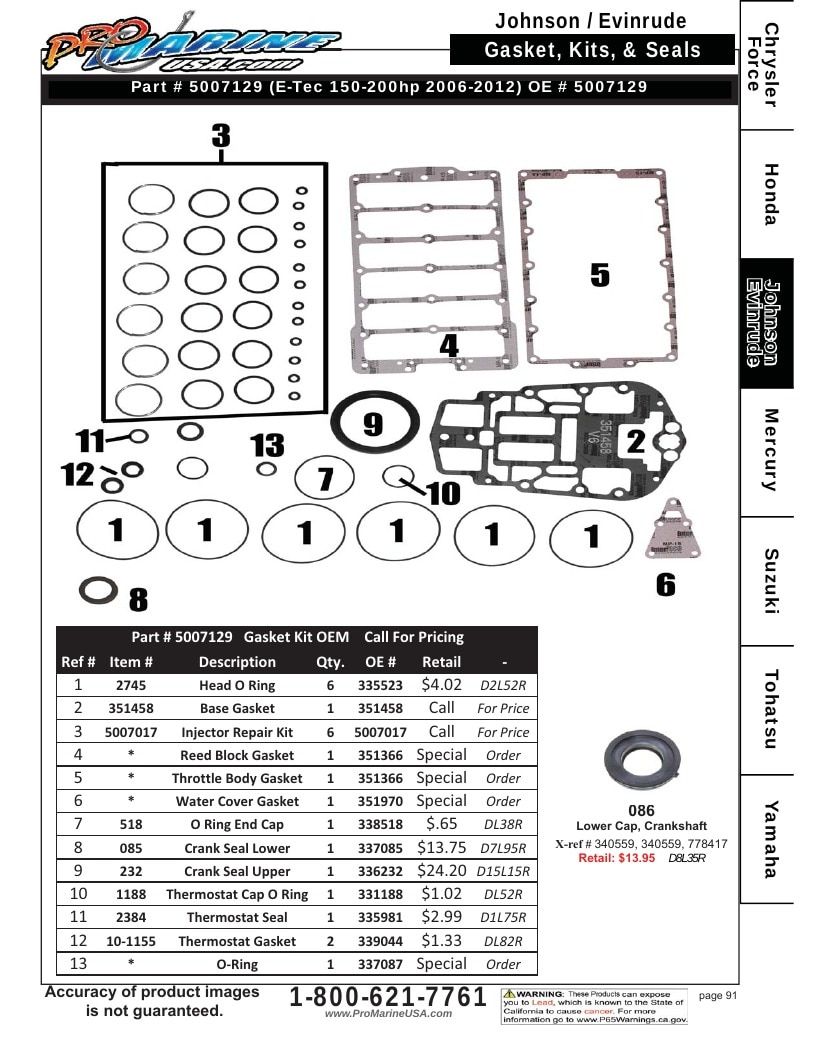Pro Marine USA Outboard Parts Catalog Weekly Ad January 1 - December 31, 2026