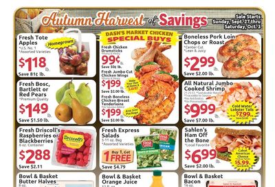 Dash's Market Weekly Ad September 27 - October 3, 2026