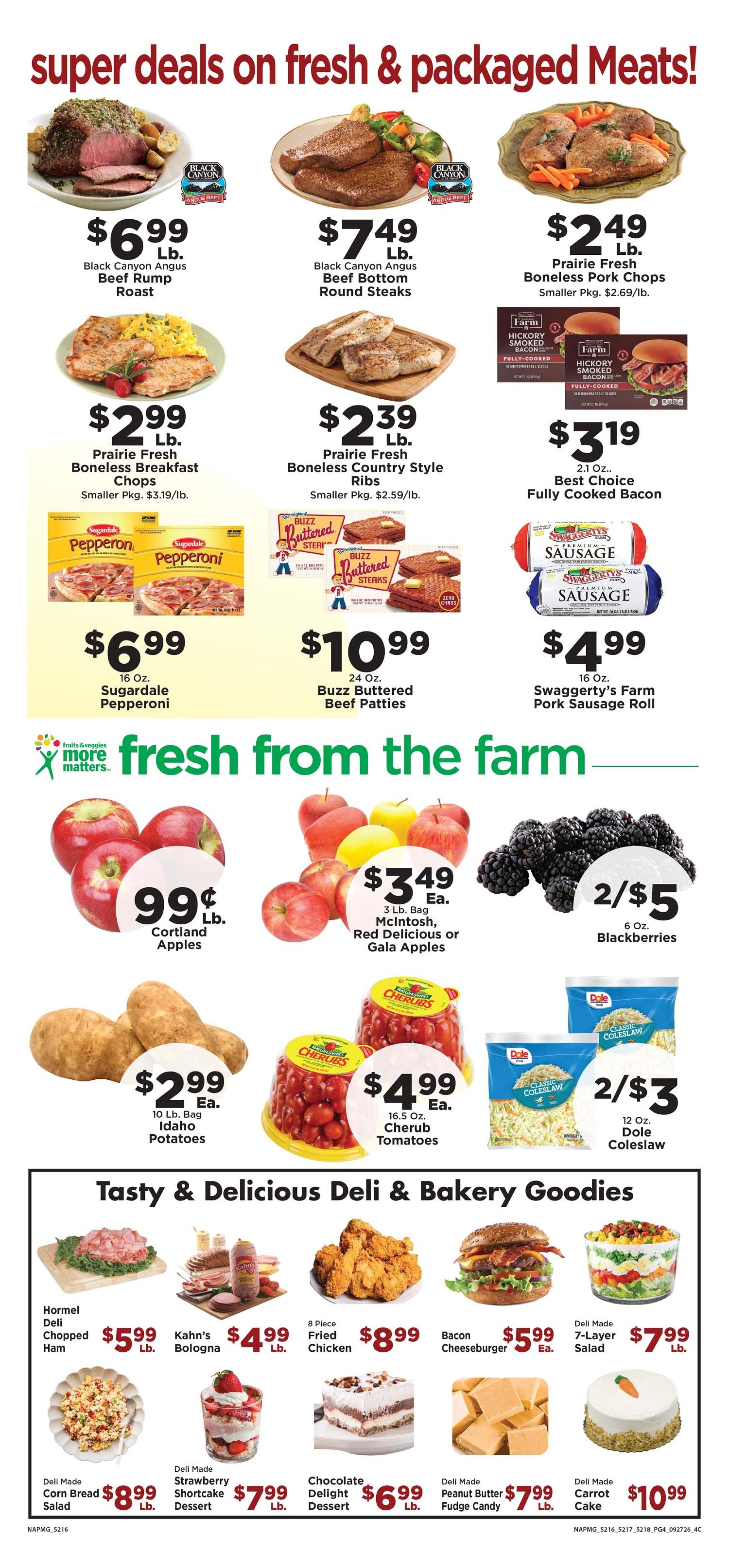 Quality Foods - Buskirk Happy Harvest Deals Weekly Ad September 27 - October 3, 2026
