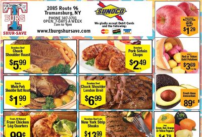 T-Burg Shur Save Weekly Ad September 27 - October 3, 2026