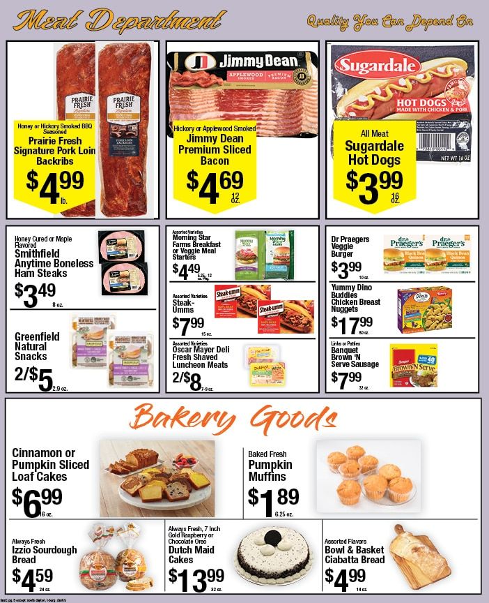 T-Burg Shur Save Weekly Ad September 27 - October 3, 2026