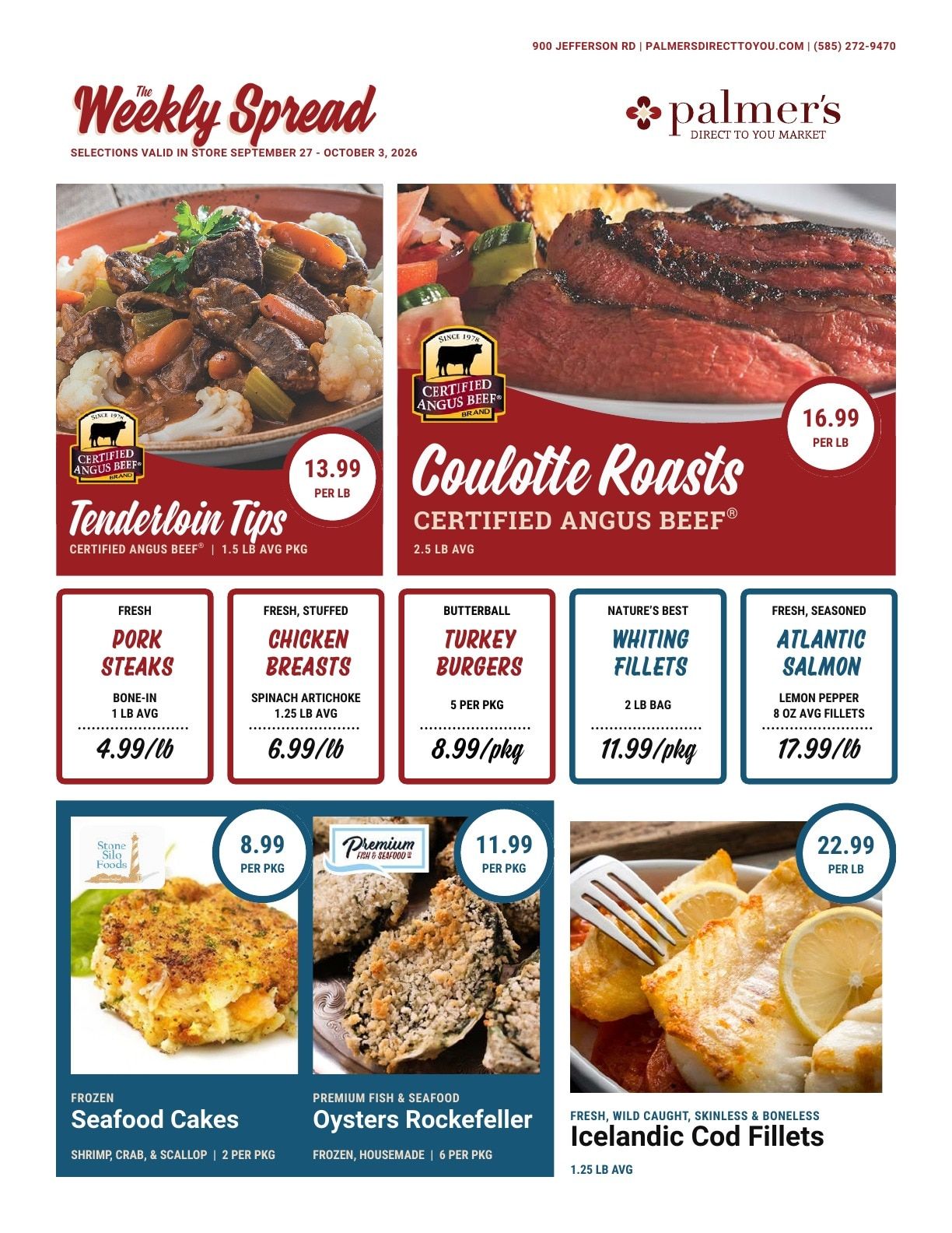 Palmer's Direct To You Market Weekly Ad September 27 - October 3, 2026