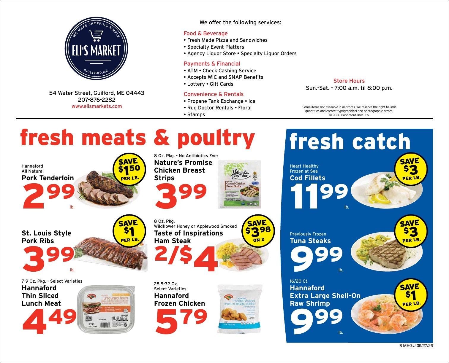 Eli's Market Weekly Ad September 27 - October 3, 2026