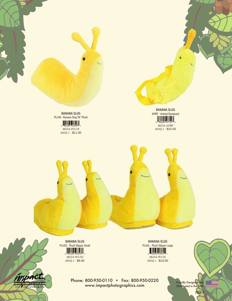 Impact Photographics Banana Slug Products Catalog Weekly Ad January 1 - December 31, 2026