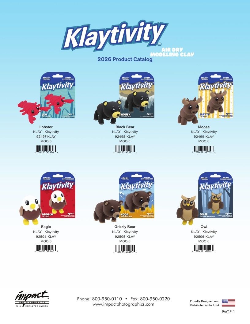 Impact Photographics Kiddie-Klay Catalog Weekly Ad January 1 - December 31, 2026