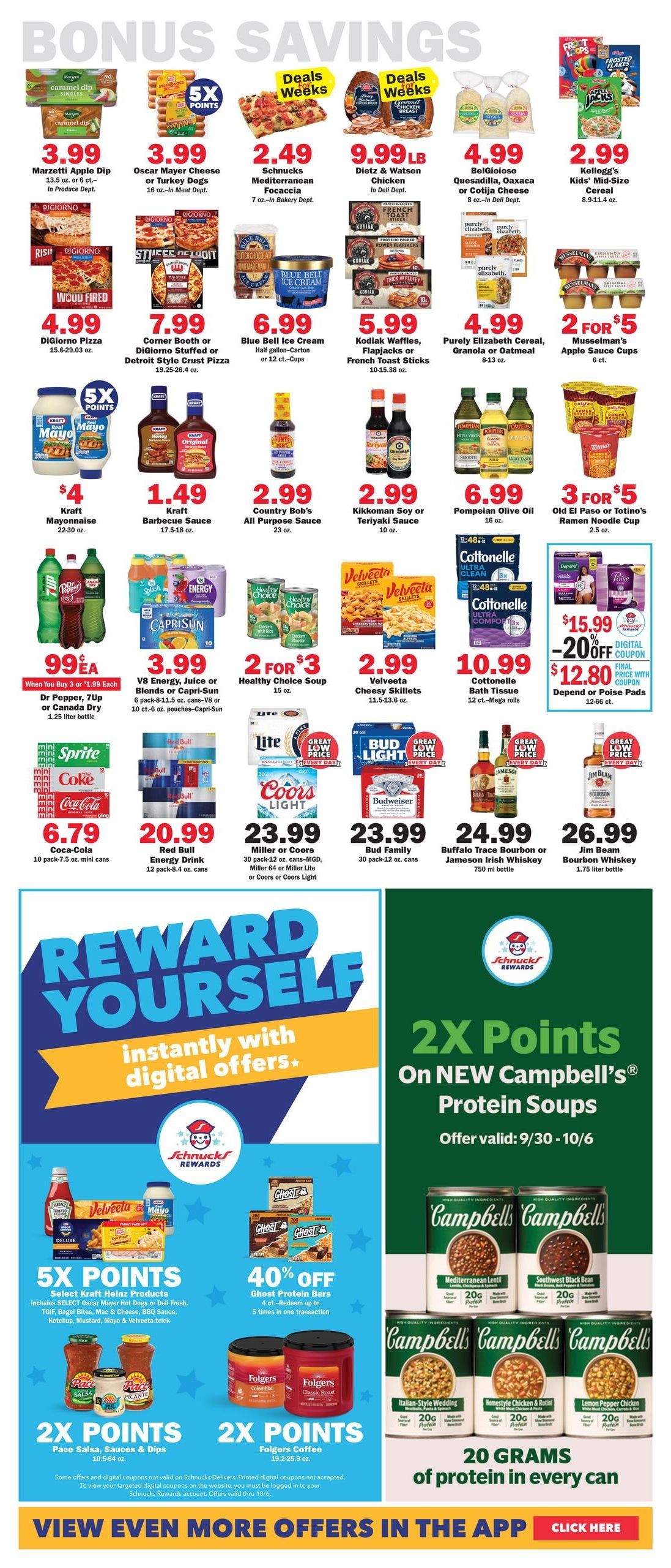 Schnucks (Villa Ridge Area, IL) Weekly Print Weekly Ad September 30 - October 6, 2026