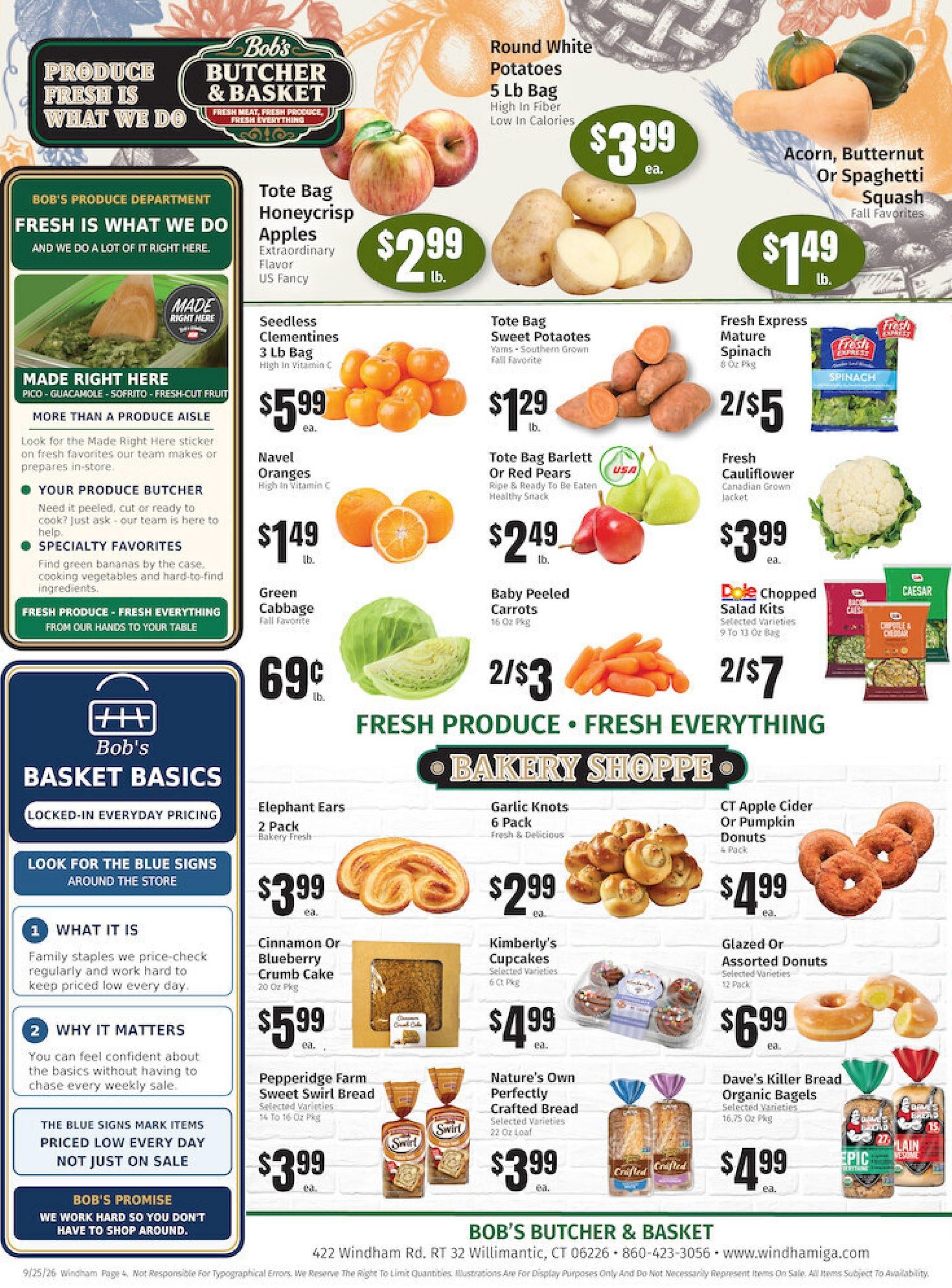 Windham IGA Weekly Ad September 25 - October 1, 2026