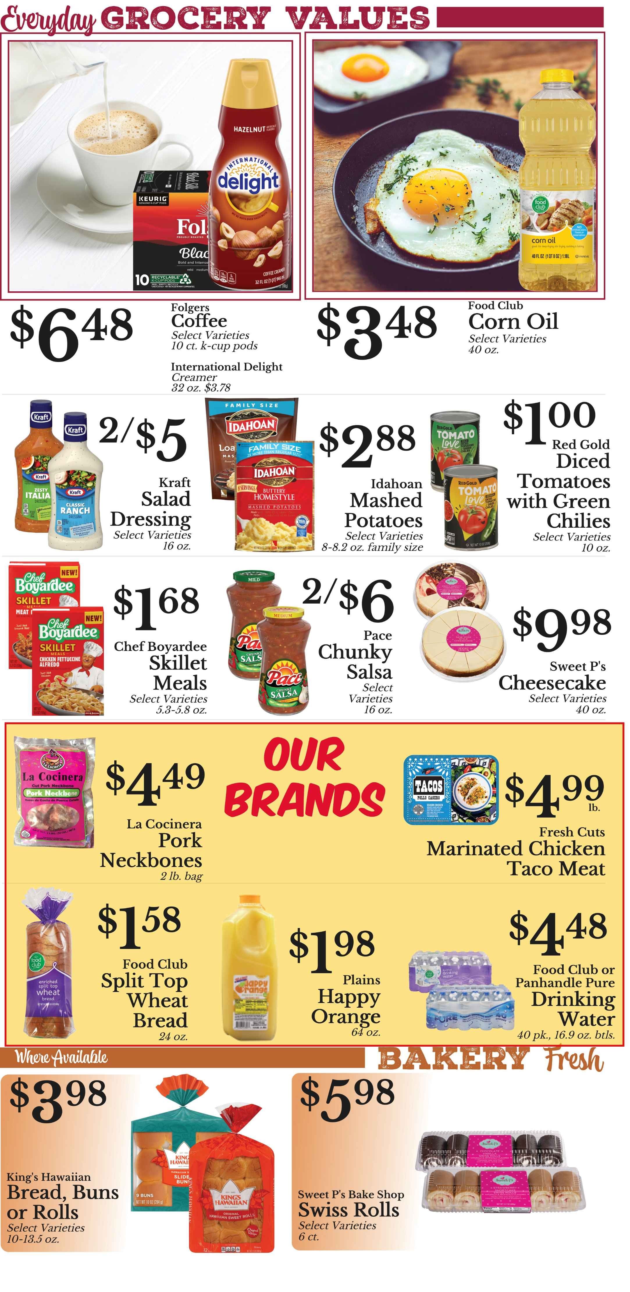 S&S Supermarket Weekly Ad September 27 - October 3, 2026