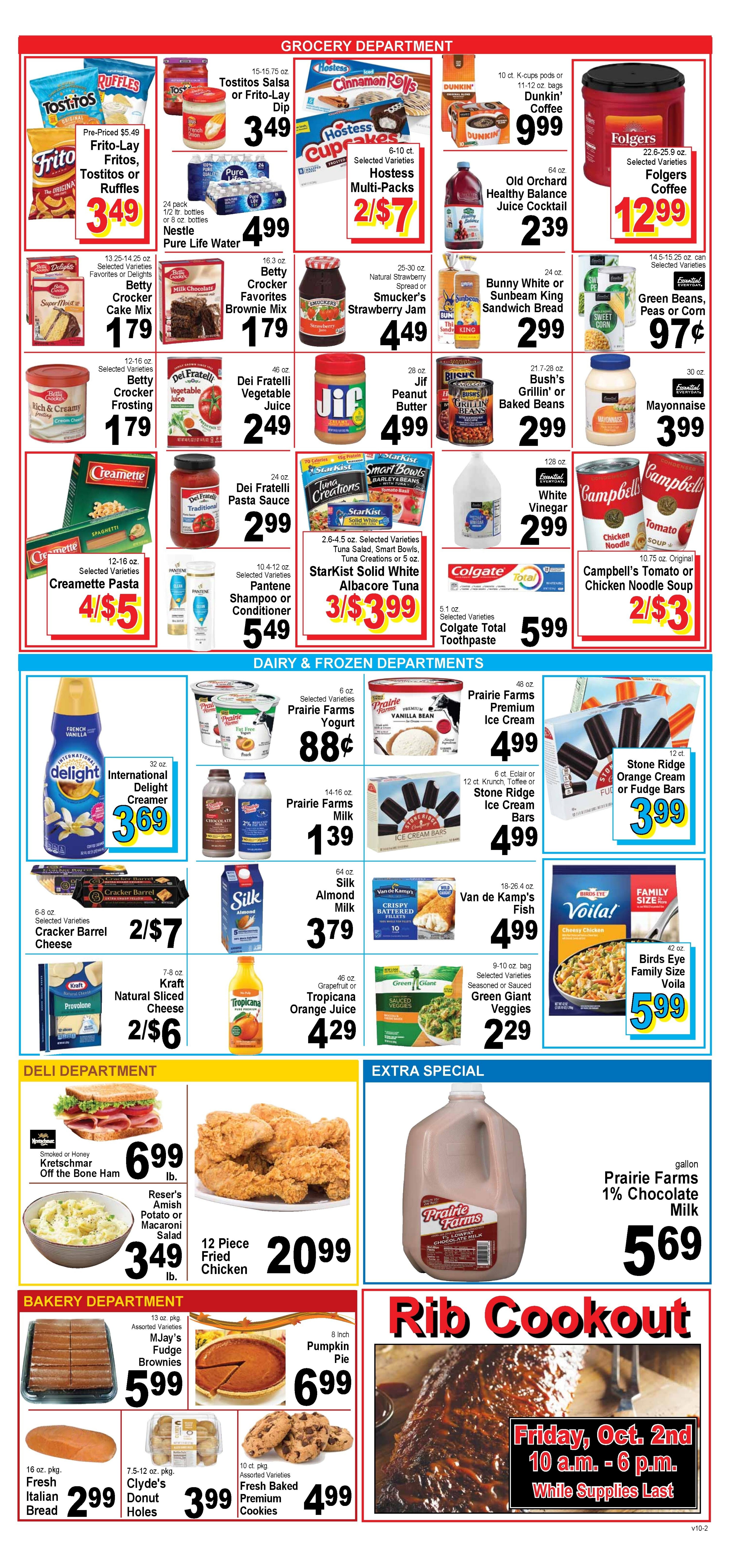 Babbs Supermarket Weekly Ad September 28 - October 4, 2026