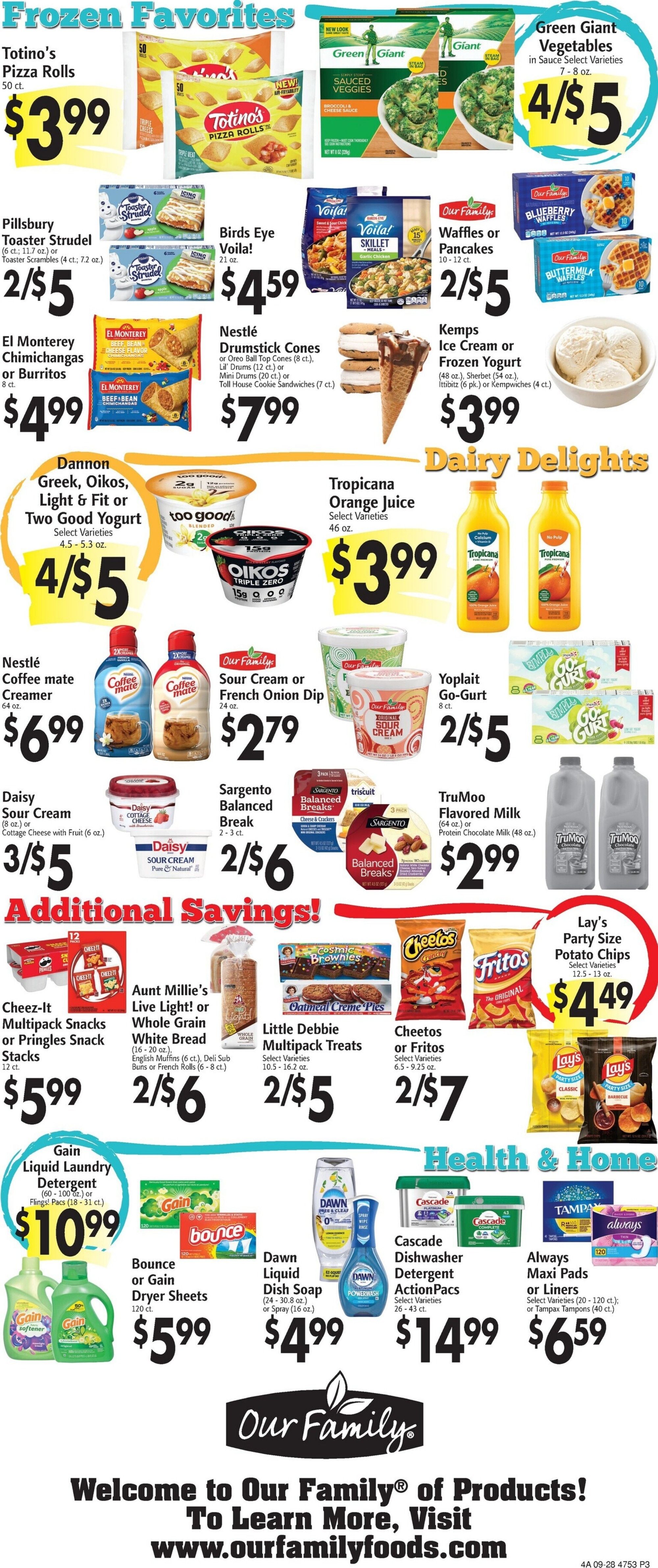 Fife Lake Village Market Weekly Ad September 28 - October 4, 2026