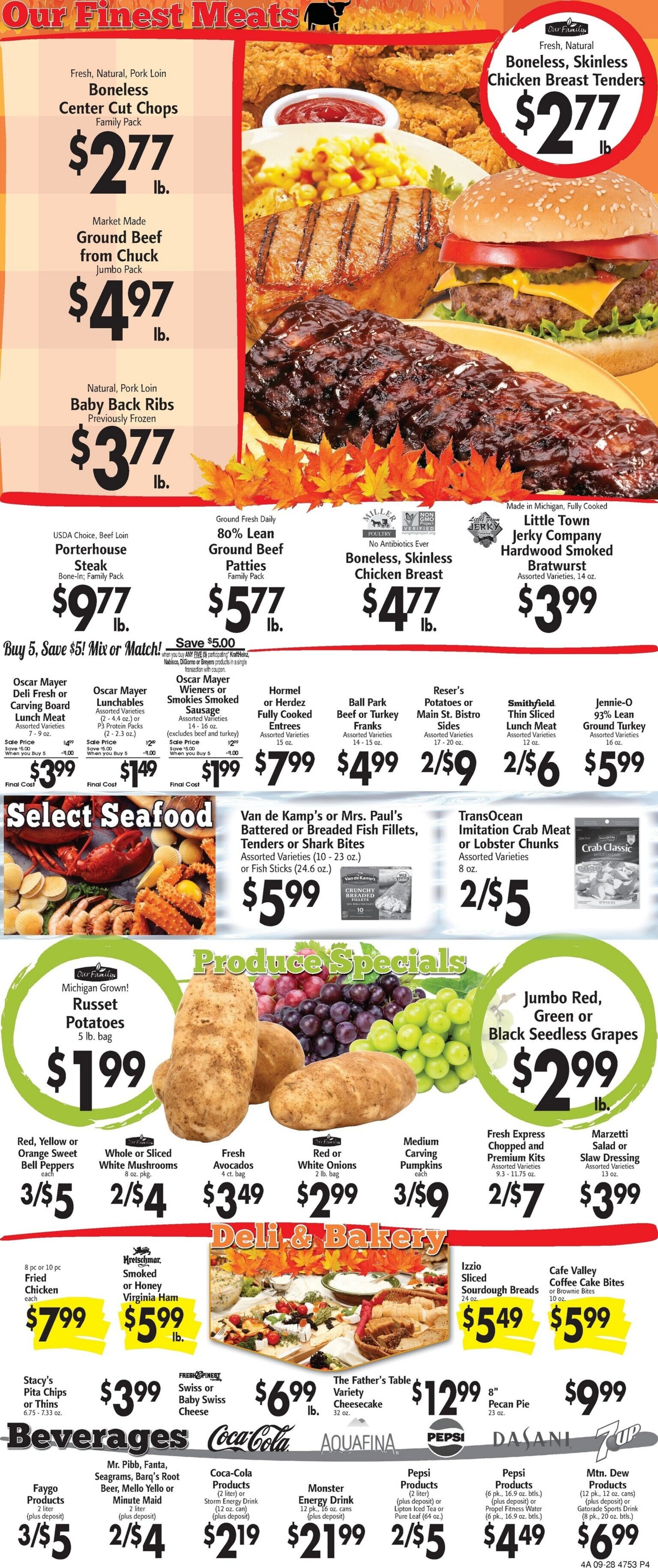Fife Lake Village Market Weekly Ad September 28 - October 4, 2026