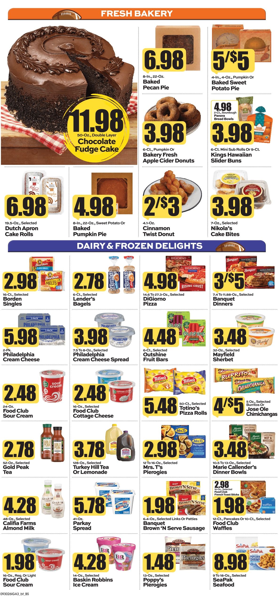 Ken's IGA Weekly Ad September 28 - October 4, 2026