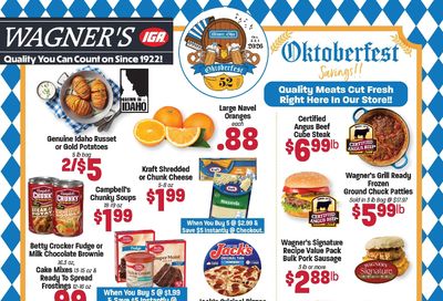 Wagner's IGA Weekly Ad September 28 - October 4, 2026