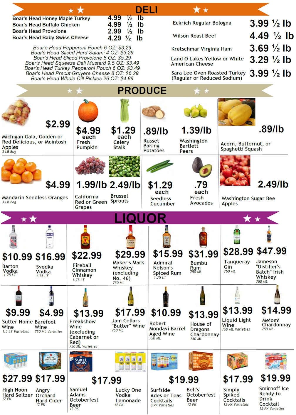 Art's Food Market Weekly Ad September 28 - October 4, 2026