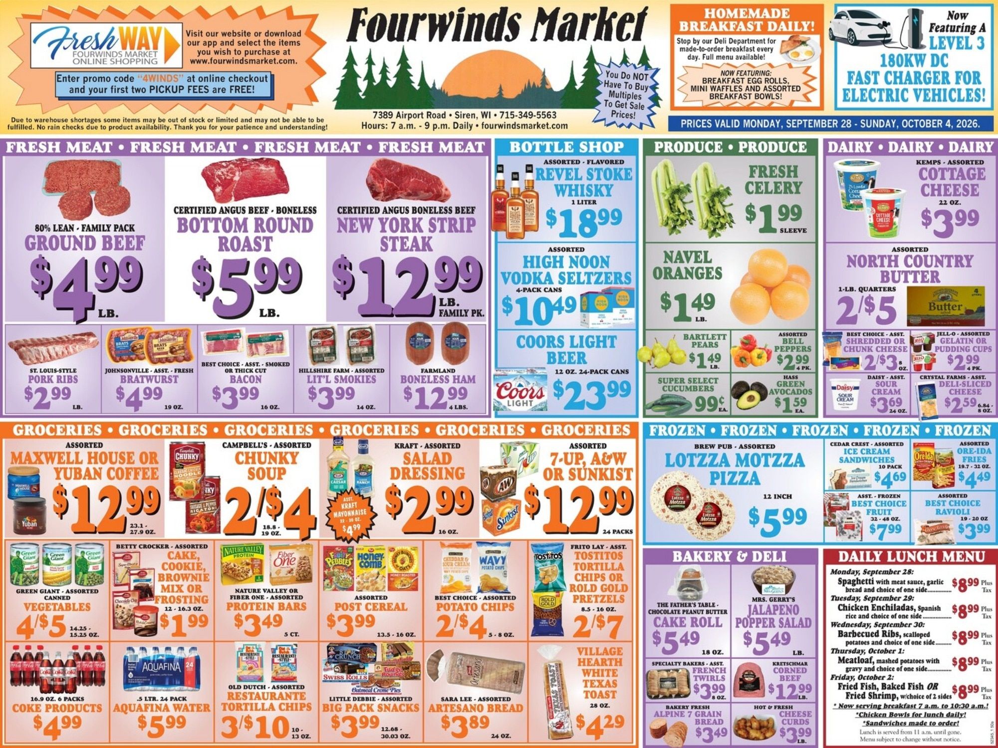 Fourwinds Market Weekly Ad September 28 - October 4, 2026