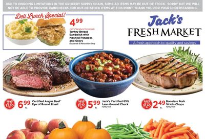 Jack's Fresh Market Weekly Ad September 28 - October 4, 2026