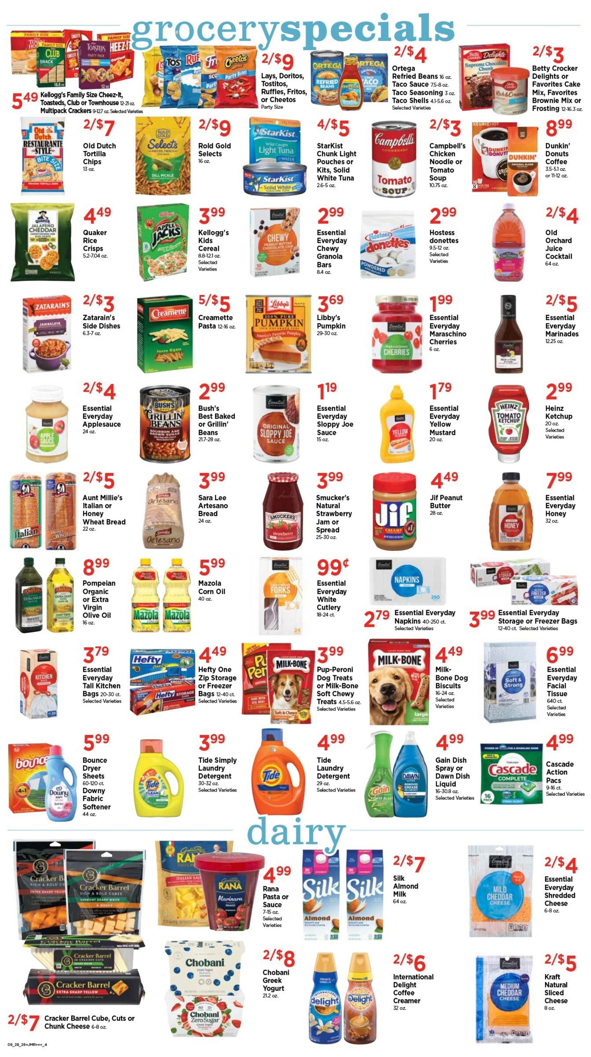 Jack's Fresh Market Weekly Ad September 28 - October 4, 2026