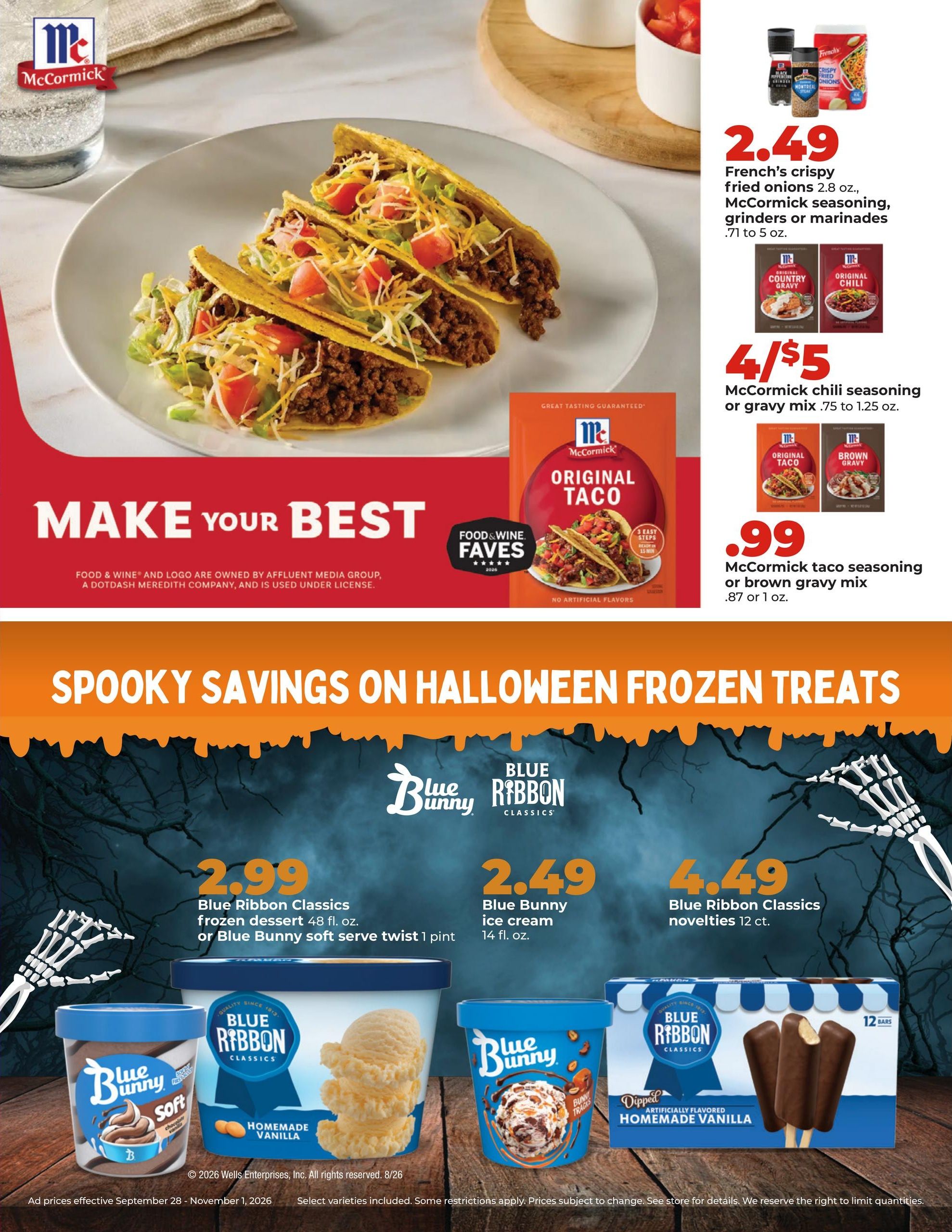 Hy-Vee (Alleman Area, IA) OCTOBER DEALS GOOD ALL MONTH LONG Weekly Ad September 28 - November 1, 2026