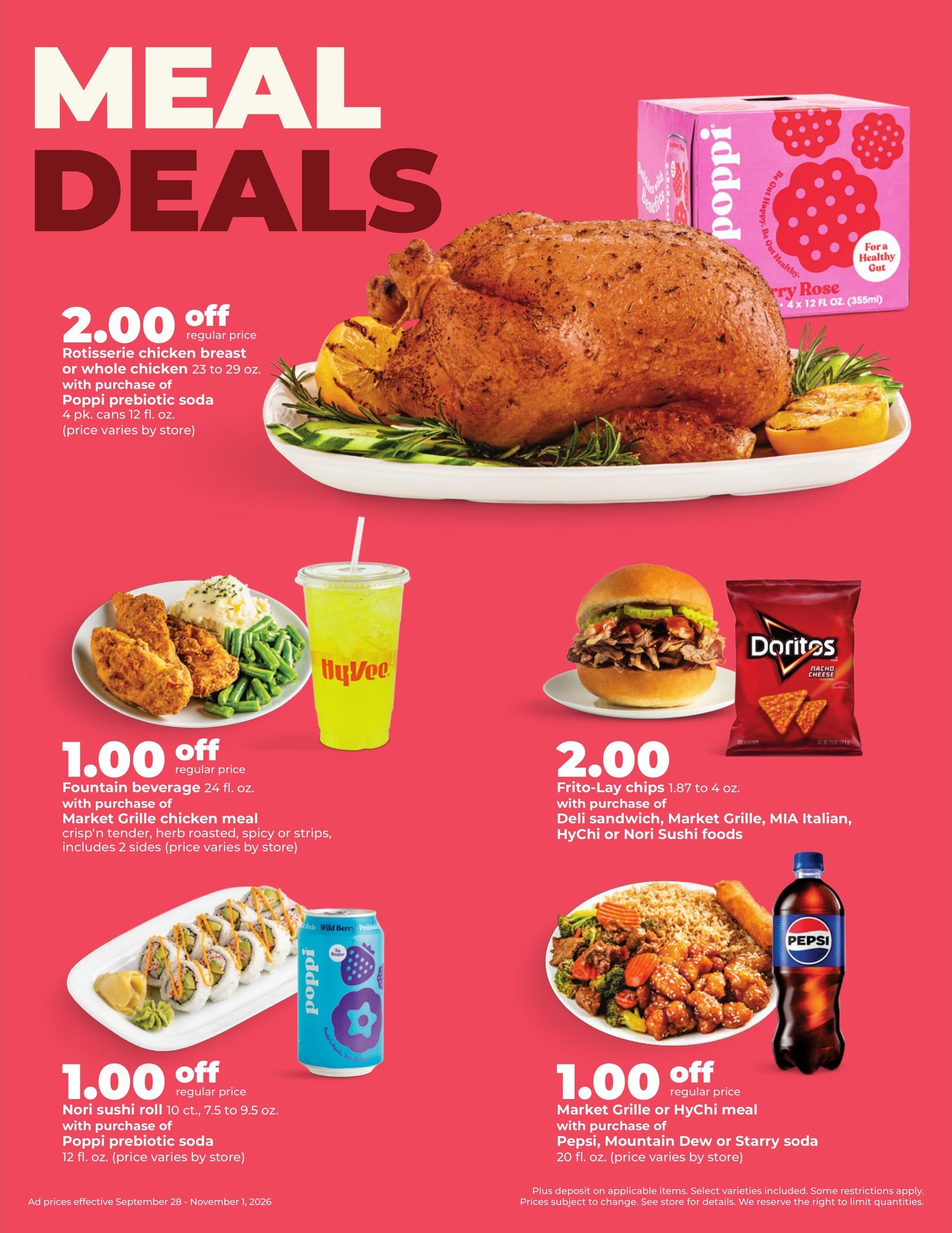 Hy-Vee (Alleman Area, IA) OCTOBER DEALS GOOD ALL MONTH LONG Weekly Ad September 28 - November 1, 2026