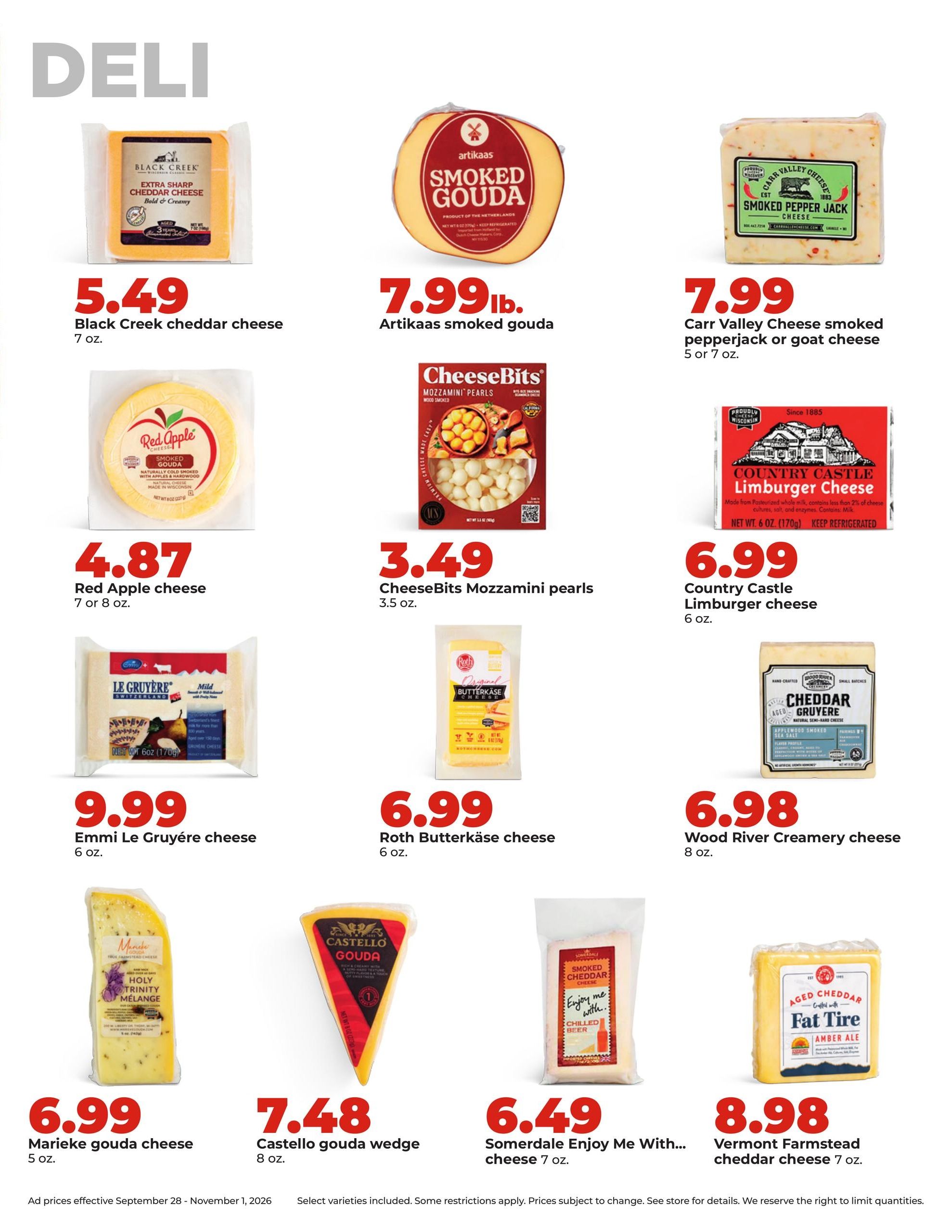 Hy-Vee (Alleman Area, IA) OCTOBER DEALS GOOD ALL MONTH LONG Weekly Ad September 28 - November 1, 2026