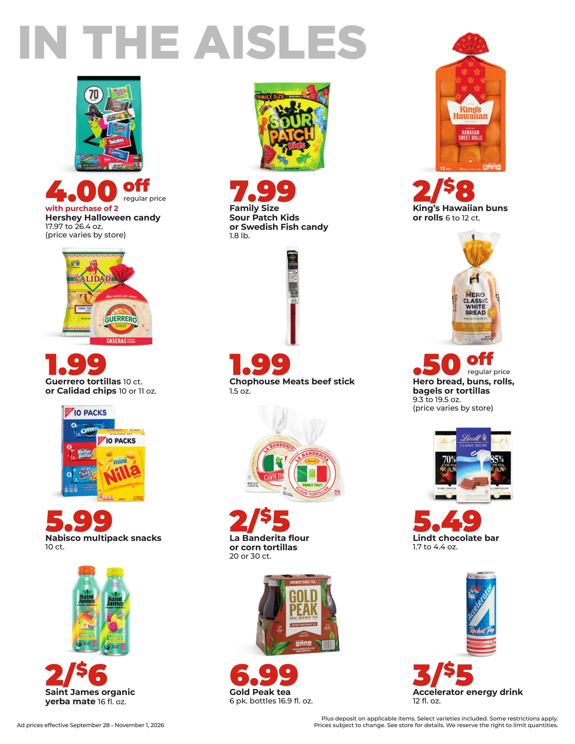 Hy-Vee (Alleman Area, IA) OCTOBER DEALS GOOD ALL MONTH LONG Weekly Ad September 28 - November 1, 2026