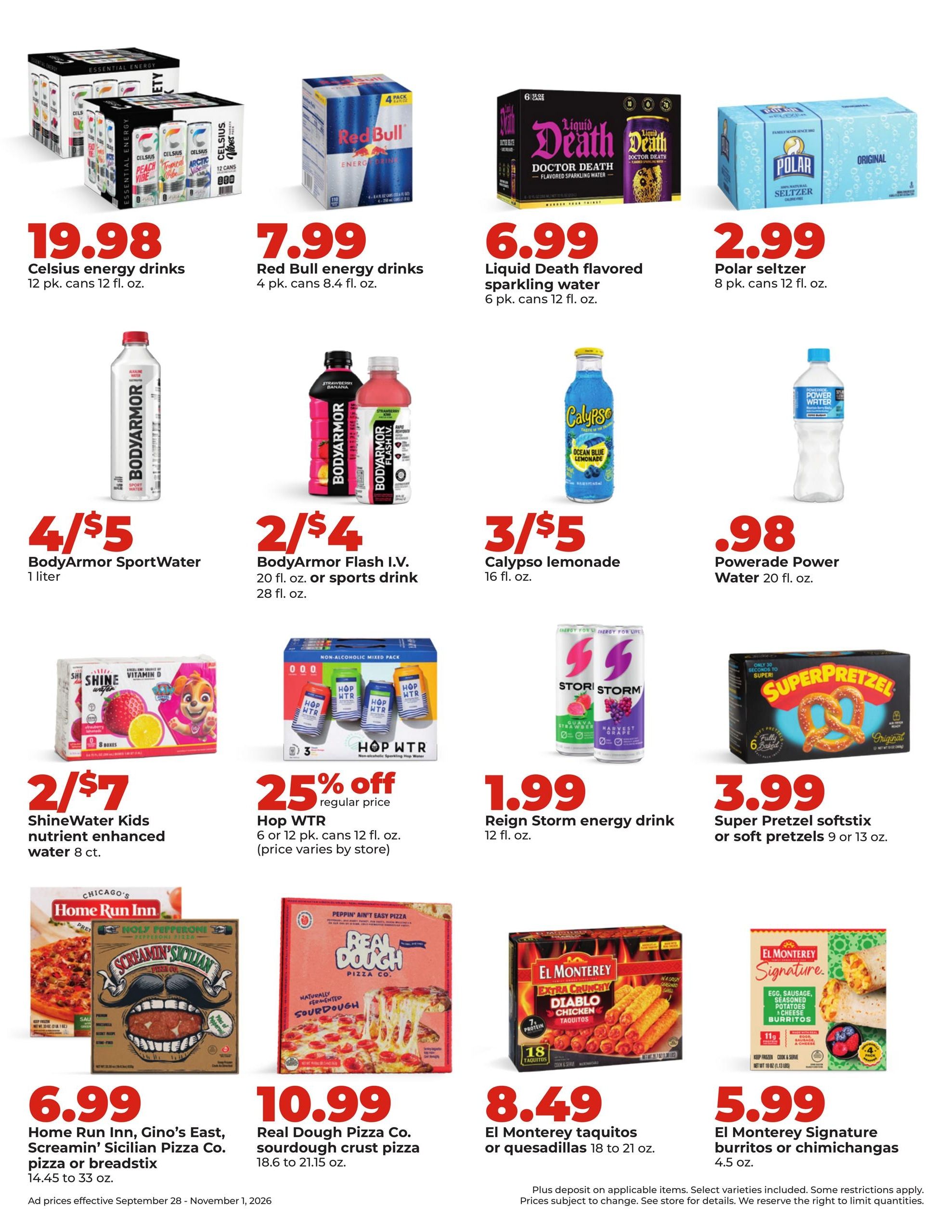 Hy-Vee (Eau Claire Area, WI) OCTOBER DEALS GOOD ALL MONTH LONG Weekly Ad September 28 - November 1, 2026