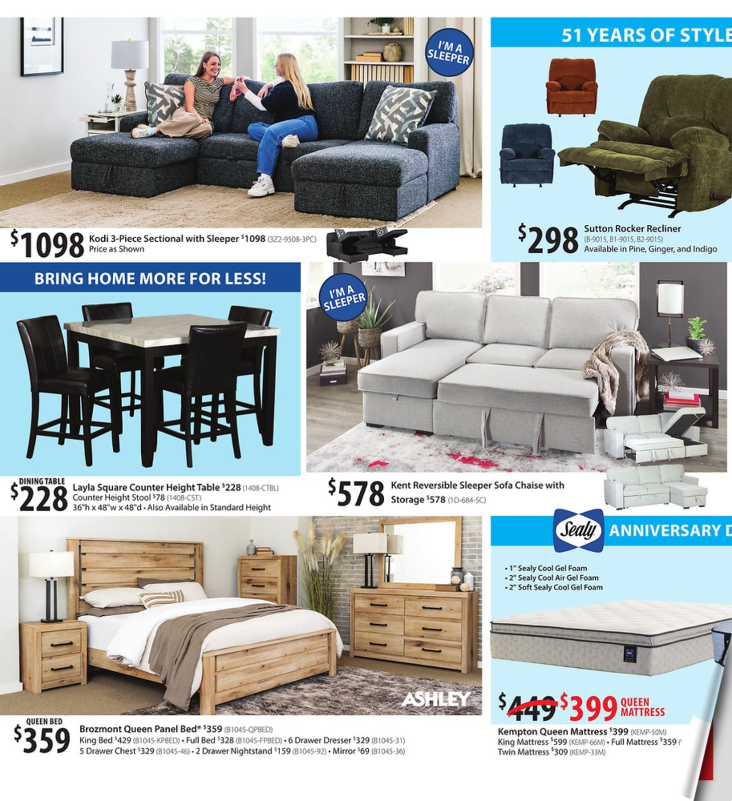 American Furniture Warehouse Weekly Ad September 28 - October 4, 2026