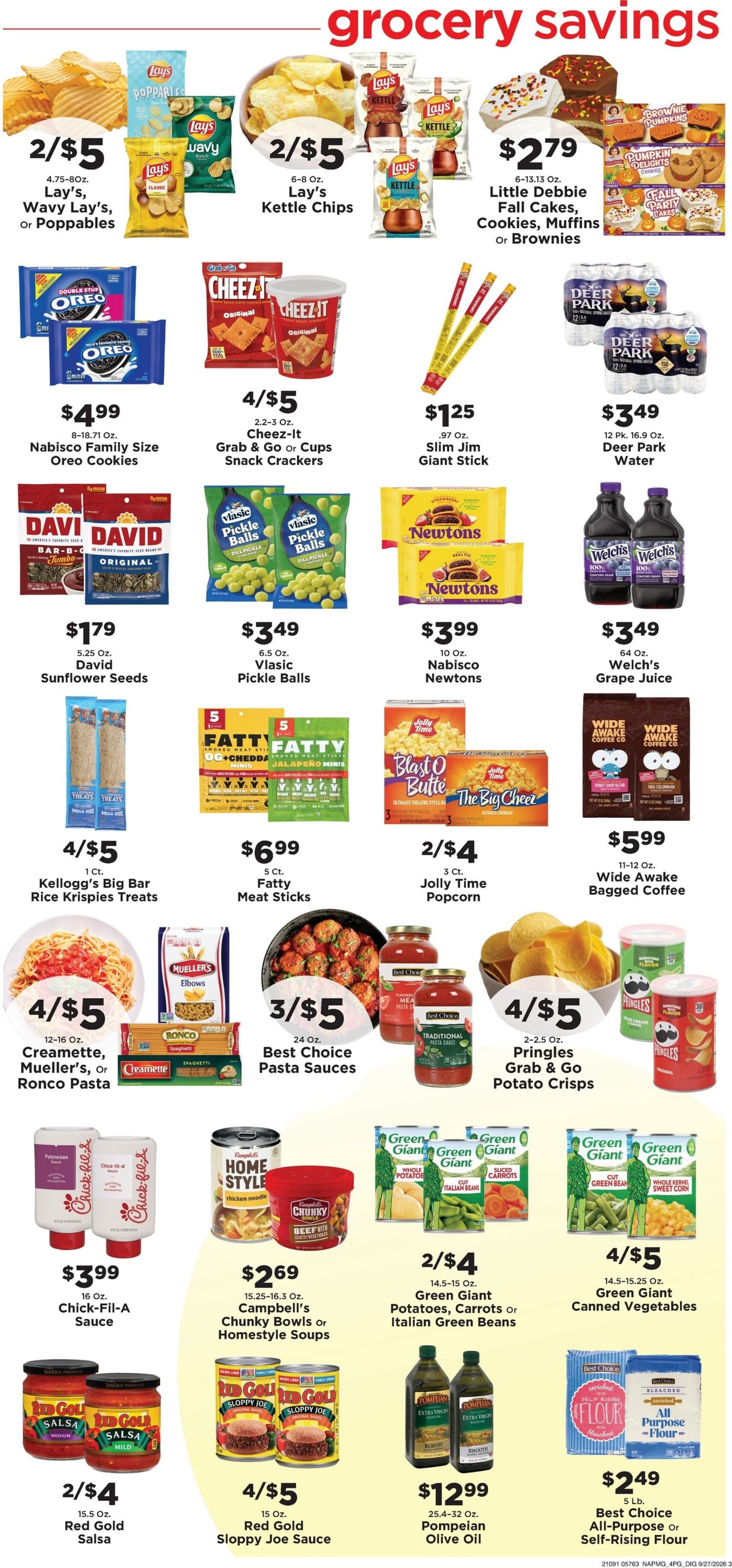 Taylorsville Country Mart Weekly Ad September 28 - October 4, 2026