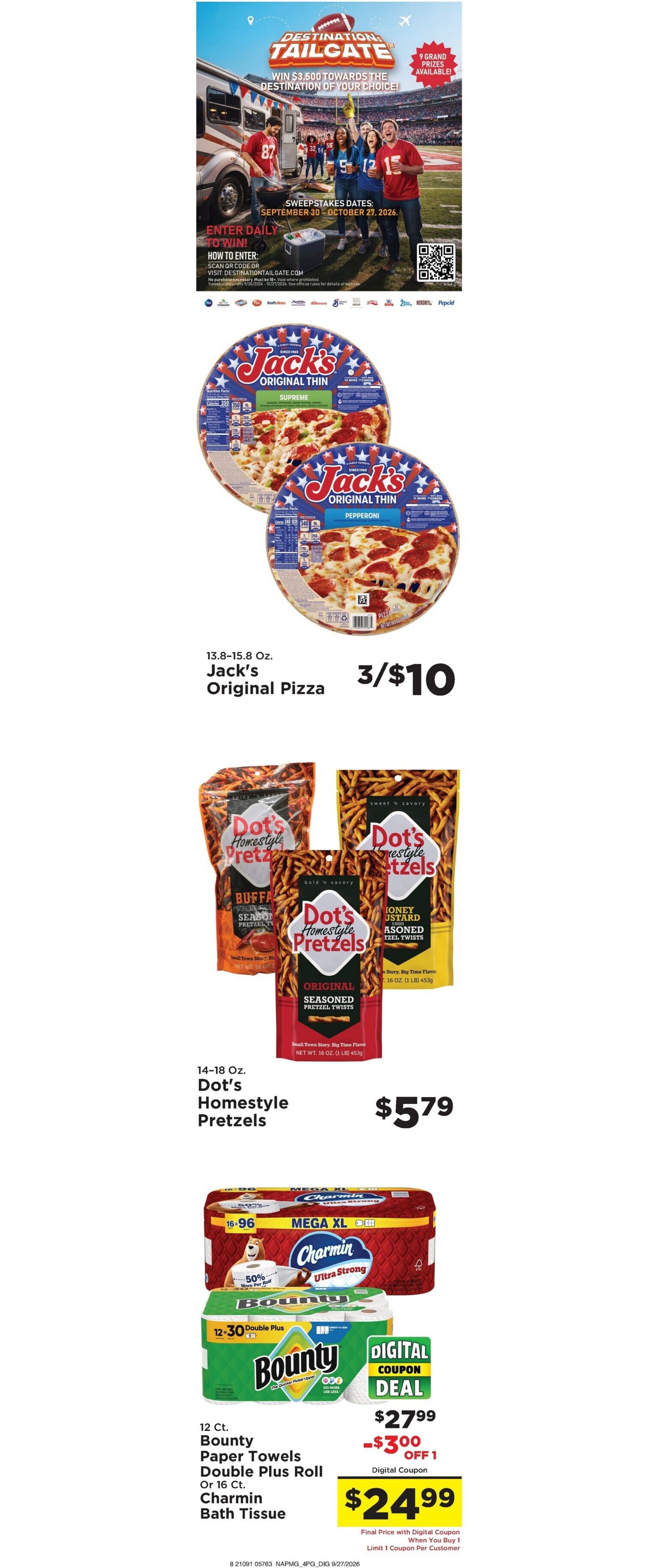 Taylorsville Country Mart Weekly Ad September 28 - October 4, 2026