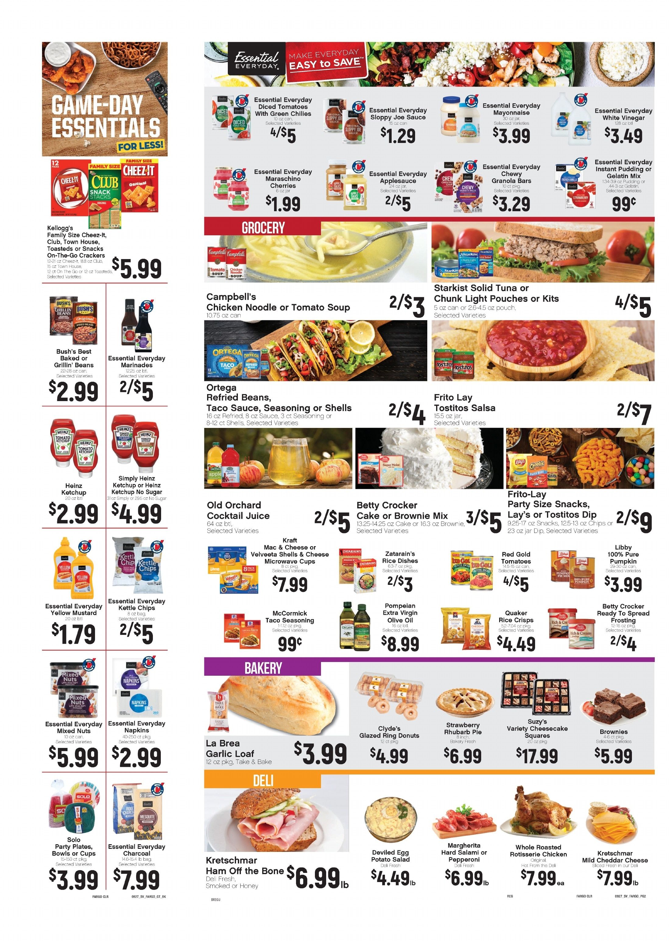 Ashley Supervalu Weekly Ad September 28 - October 4, 2026