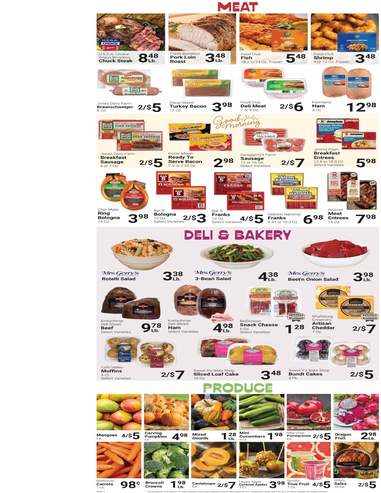 Gempeler's Supermarket Weekly Ad September 28 - October 4, 2026
