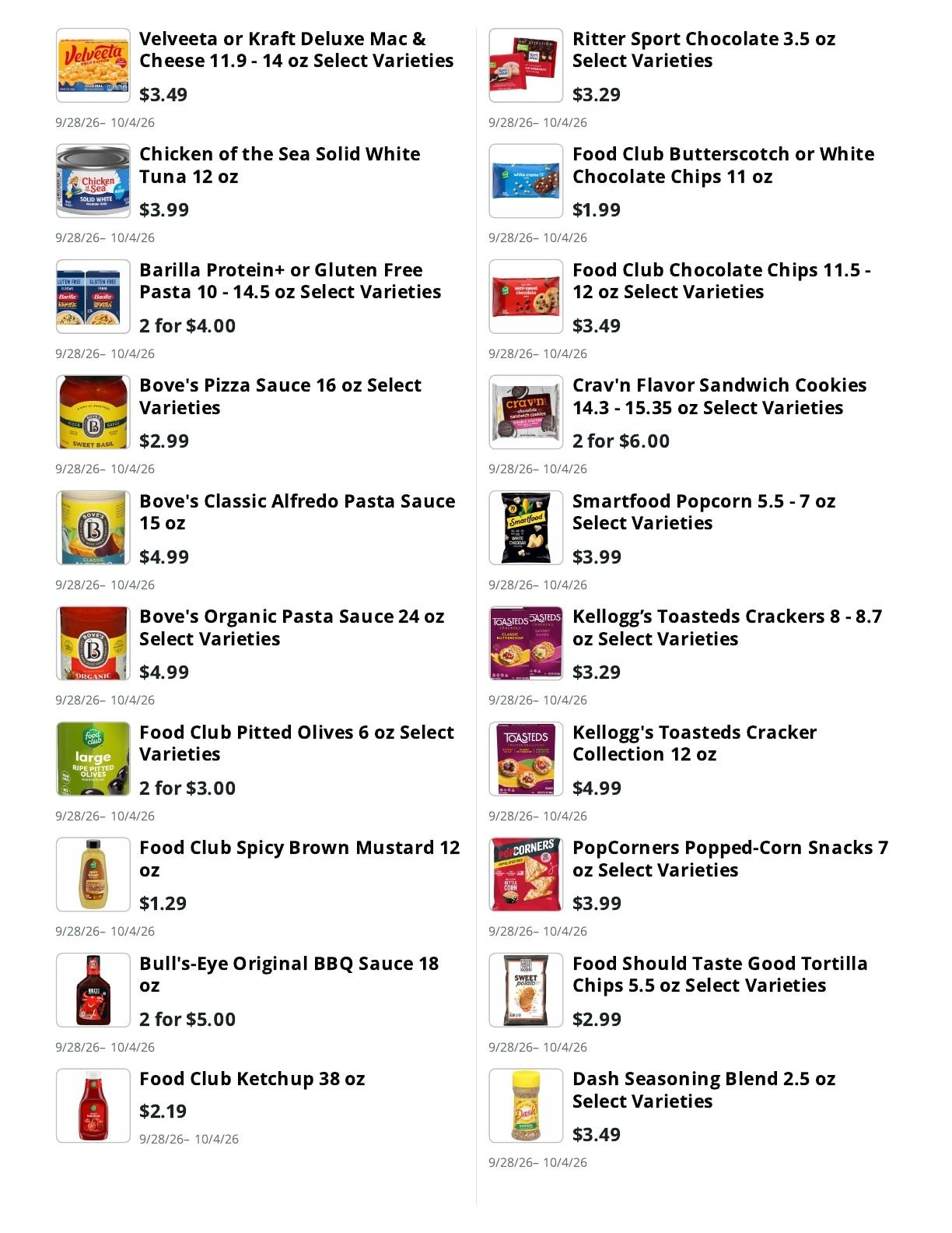 Kingdom Market Weekly Ad September 28 - October 4, 2026