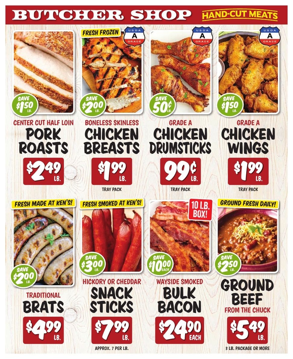 Ken's Fruit Market Weekly Ad September 28 - October 4, 2026