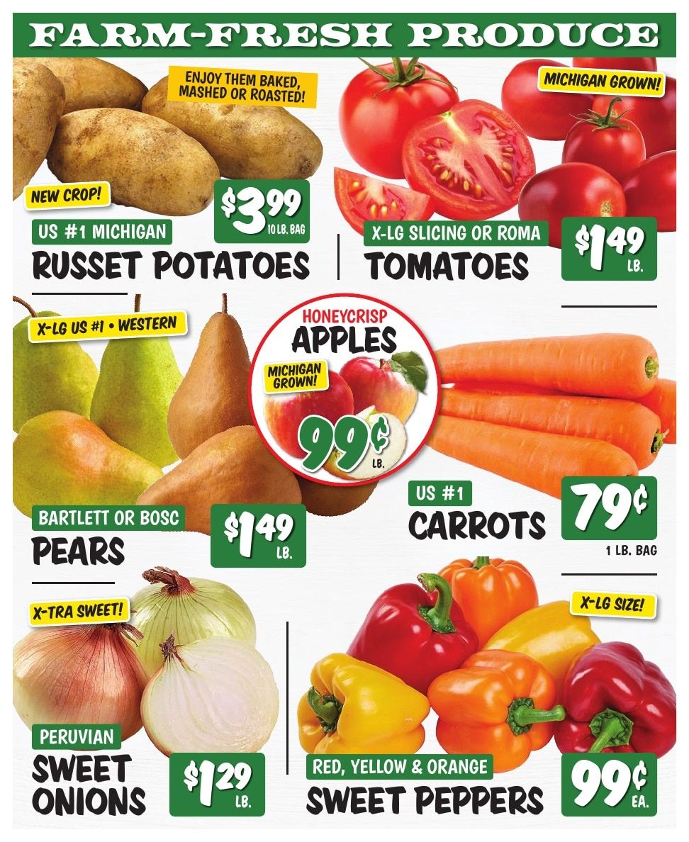 Ken's Fruit Market Weekly Ad September 28 - October 4, 2026
