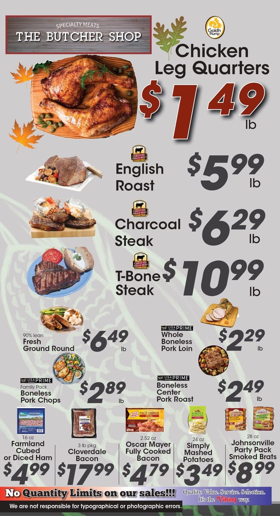 Viking Village Foods Weekly Ad September 28 - October 4, 2026